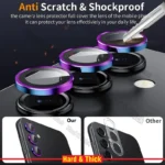 محافظ لنز دوربین هارد اند تیک مدل Ring-Metal-HT مناسب برای گوشی موبایل سامسونگ Galaxy A05s - Image 9