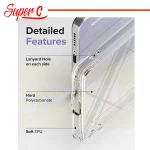 کاور سوپرسی مدل Clear مناسب برای گوشی موبایل سامسونگ Galaxy S20 Fe - Image 4