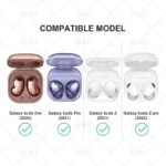 کاور زیرو مدل Translucent-ZR مناسب برای کیس سامسونگ Galaxy Buds 2 / Buds Pro / Buds Live / Buds 2 Pro - Image 8