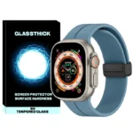 بند گلستیک مدل Magnetic-ORG-GL مناسب برای ساعت هوشمند ویرفیت N8 Ultra Plus