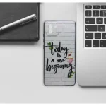 کاور گلستیک طرح New Beginning مدل GLCOV مناسب برای گوشی موبایل سامسونگ Galaxy A03 - Image 3