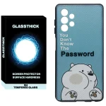 کاور گلستیک طرح Password مدل GLCOV مناسب برای گوشی موبایل سامسونگ Galaxy A13 4G