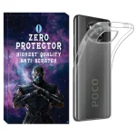کاور زیرو مدل Clear مناسب برای گوشی موبایل شیائومی Poco X3 / X3 NFC / X3 Pro