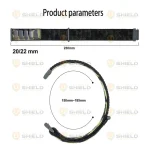 بند آلتیمیت شیلد مدل Nylon Army UL TW مناسب برای ساعت هوشمند میبرو Lite 3 Pro - Image 5