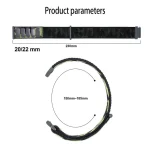 بند سوپرسی مدل Nylon Army SC TW مناسب برای ساعت هوشمند شیائومی Redmi Watch 5 Active / Redmi Watch 5 Lite - Image 4