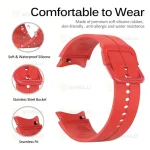 بند آلتیمیت شیلد مدل Silic ORG AC مناسب برای ساعت هوشمند سامسونگ Galaxy Watch 4 classic 46mm - Image 9