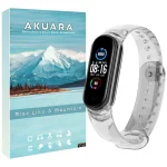 بند آکوآرا مدل Transparence مناسب برای ساعت هوشمند شیائومی Mi Band 9