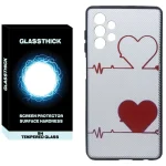 کاور گلستیک طرح Heartbeat مدل GLCOV مناسب برای گوشی موبایل سامسونگ Galaxy A13 4G