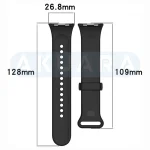 بند آکوآرا مدل Silicone PF AKU مناسب برای ساعت هوشمند شیائومی Redmi Watch 5 - Image 5