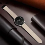بند آکوآرا مدل Soft WHT Leather مناسب برای ساعت هوشمند سامسونگ Galaxy Watch 4 40mm / Watch 4 44mm / Watch 4 Classic 42mm / Watch 4 Classic 46mm - Image 5