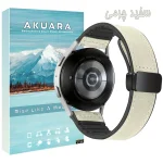 بند آکوآرا مدل Soft WHT Leather مناسب برای ساعت هوشمند Galaxy Watch 6 classic 43mm / 47mm - Image 2