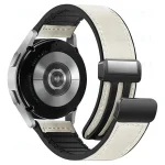 بند آکوآرا مدل Soft WHT Leather مناسب برای ساعت هوشمند Galaxy Watch 6 classic 43mm / 47mm - Image 3