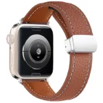 بند اسپریگ مدل Magnetic Leather SP مناسب برای  اپل واچ سری Se/1/2/3/4/5/6/7/8/9/Ultra/Ultra2 سایز 42/44/45/49mm