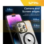 کاور اسپریگ مدل MagSafe-Ring مناسب برای گوشی موبایل اپل iPhone 16 Pro Max به همراه محافظ لنز دوربین - Image 5