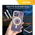 کاور اسپریگ مدل MagSafe-Ring مناسب برای گوشی موبایل اپل iPhone 12 Pro Max به همراه محافظ لنز دوربین - Image 16