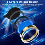 محافظ لنز دوربین آلتیمیت شیلد مدل Ring Diamond UL مناسب برای گوشی موبایل شیائومی Poco X7 - Image 4