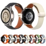 بند گلستیک مدل Mag Leather GL مناسب برای ساعت هوشمند سامسونگ Galaxy Watch 4 40mm / Watch 4 44mm / Watch 4 Classic 42mm / Watch 4 Classic 46mm - Image 2