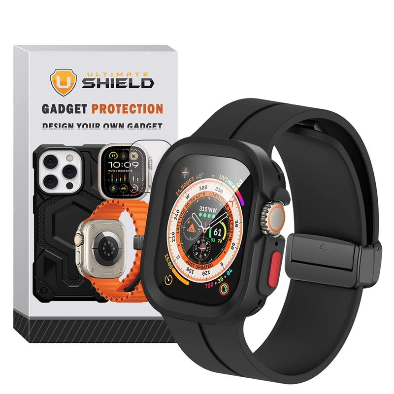 2f67bce51f1fe1d596b87020651d9448a171fae1_1747031637.webp بند آلتیمیت شیلد مدل SIC Mag Defender مناسب برای اپل واچ Ultra سایز 49mm به همراه کاور - Image 1