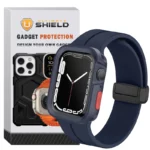 بند آلتیمیت شیلد مدل SIC Mag Defender مناسب برای اپل واچ سری SE2021/7/8/9 سایز 45mm به همراه کاور