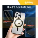 کاور اسپریگ مدل MagSafe-Ring مناسب برای گوشی موبایل اپل iPhone 12 Pro Max به همراه محافظ لنز دوربین - Image 8