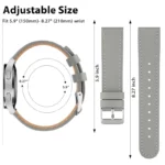 بند اسپریگ مدل SMP GRY مناسب برای ساعت هوشمند سامسونگ Galaxy watch 4/5/6/7/FE size 40/43/44/46/47mm - Image 4