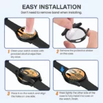 بند اسپریگ مدل Spig ORG Guard مناسب برای ساعت هوشمند سامسونگ Galaxy Watch 6 40mm به همراه کاور - Image 6