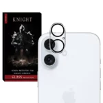 محافظ لنز دوربین نایت مدل Glass 3D KT مناسب برای گوشی موبایل اپل iPhone 16 / 16 Plus