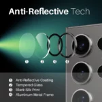 محافظ لنز دوربین برنارد مدل Ring Metal BR مناسب برای گوشی موبایل سامسونگ Galaxy S25 Ultra - Image 11