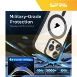 کاور اسپریگ مدل MagSafe-Ring مناسب برای گوشی موبایل اپل iPhone 16 Pro Max به همراه محافظ لنز دوربین - Image 6