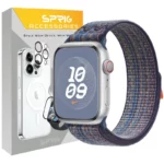 بند اسپریگ مدل Nk Sporty Nylon مناسب برای اپل واچ سری Se/1/2/3/4/5/6/7/8/9/Ultra/Ultra2 سایز 42/44/45/49mm