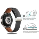 بند آکوآرا مدل Leathery Magnet مناسب برای ساعت هوشمند سامسونگ Galaxy watch 5 40mm / watch 5 44mm / watch 5 pro 45mm - Image 12