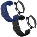 بند آکوآرا مدل Woven BK-GRD مناسب برای ساعت هوشمند سامسونگ Galaxy Watch 7 44mm به همراه کاور - Image 5