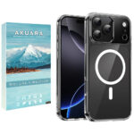 کاور آکوآرا مدل Clear MagSafe مناسب برای گوشی موبایل اپل iPhone 17 Pro Max