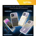 کاور اسپریگ مدل MagSafe-Ring مناسب برای گوشی موبایل اپل iPhone 16 Pro Max به همراه محافظ لنز دوربین - Image 15