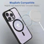 کاور آلتیمیت شیلد مدل Magsafe BRD RngFl مناسب برای گوشی موبایل اپل iPhone 12 Pro Max به همراه محافظ لنز دوربین و محافظ صفحه نمایش - Image 5