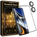 محافظ صفحه نمایش آکوآرا مدل Premium Fring مناسب برای گوشی موبایل شیائومی Poco M6 Pro 4G به همراه محافظ لنز دوربین - Image 2