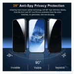 محافظ صفحه نمایش آکوآرا مدل PRV AKU pv3 مناسب برای گوشی موبایل سامسونگ Galaxy A12 / A02 / A02S / A03 / A03 Core / A04 / A04s / A13 4G / A13 5G / A23 / A32 5G / M12 / X8 5G / X5 / X5 Plus / X5b / X5b Plus / X6 / X6a / X6b مجموعه سه عددی - Image 3