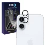 محافظ لنز دوربین زیرو مدل Glass 3D ZR مناسب برای گوشی موبایل اپل iPhone 16 / 16 Plus