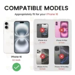 کاور آلتیمیت شیلد مدل Magsafe BRD RngFl مناسب برای گوشی موبایل اپل iPhone 16 به همراه محافظ لنز دوربین و محافظ صفحه نمایش - Image 7