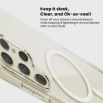 کاور برنارد مدل Transparent Magsafe BR مناسب برای گوشی موبایل سامسونگ Galaxy S25 Ultra - Image 6