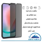 محافظ صفحه نمایش آکوآرا مدل PRV AKU pv3 مناسب برای گوشی موبایل سامسونگ Galaxy A12 / A02 / A02S / A03 / A03 Core / A04 / A04s / A13 4G / A13 5G / A23 / A32 5G / M12 / X8 5G / X5 / X5 Plus / X5b / X5b Plus / X6 / X6a / X6b مجموعه سه عددی - Image 2