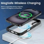 کاور آلتیمیت شیلد مدل Magsafe BRD RngFl مناسب برای گوشی موبایل اپل iPhone 16 به همراه محافظ لنز دوربین و محافظ صفحه نمایش - Image 3