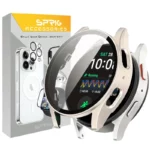 کاور اسپریگ مدل PC Guard Bump مناسب برای ساعت هوشمند سامسونگ Galaxy Watch 7 40mm به همراه محافظ صفحه نمایش