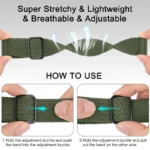 بند آکوآرا مدل Woven BK-GRD مناسب برای ساعت هوشمند سامسونگ Galaxy Watch 7 44mm به همراه کاور - Image 11