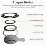 کاور اسپریگ مدل MagSafe-Ring مناسب برای گوشی موبایل اپل iPhone 12 Pro Max به همراه محافظ لنز دوربین - Image 19