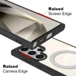 کاور آکوآرا مدل MagSafe GLS BKRNG مناسب برای گوشی موبایل سامسونگ Galaxy S22 Ultra به همراه محافظ صفحه نمایش و محافظ لنز - Image 4