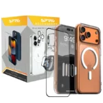 کاور اسپریگ مدل CB-Magsafe مناسب برای گوشی موبایل اپل Iphone 17 Pro Max به همراه محافظ صفحه نمایش
