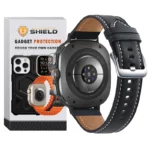 بند آلتیمیت شیلد مدل Leather SM BK مناسب برای ساعت هوشمند سامسونگ Galaxy Watch 7 Ultra 47mm