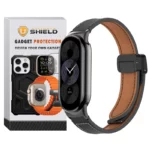 بند آلتیمیت شیلد مدل Leather MGN مناسب برای ساعت هوشمند شیائومی  Mi Band 10 12mm