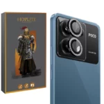 محافظ لنز دوربین رینگی هاپلایت مدل Diamond Protector HL مناسب برای گوشی موبایل شیائومی Poco X6